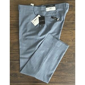 Lauren Ralph Lauren Men's 44x32 Classic Fit Flat Front Suit Pants Light Blue NEW